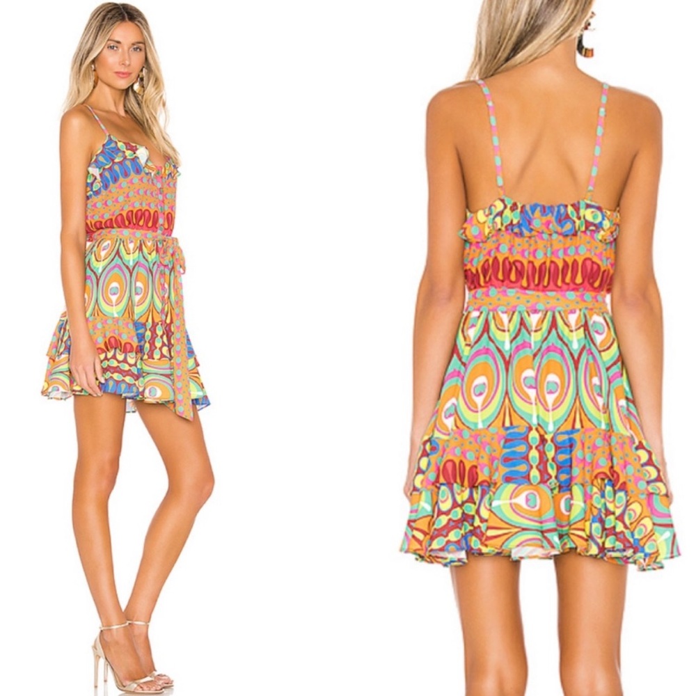 ALEXIS: Sirsha Dress in Gogo Multicolor (XSmall)